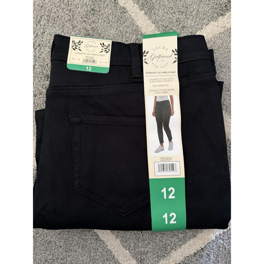 Jachs Girlfriend Women's Straight Leg Ankle Pants Size 12. XX